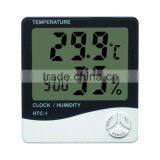 LCD Desktop Clock With Thermometer Hygrometer htc-1