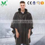 YANLI Unisex Durable 100%waterproof Adult Poncho Raincoat thumbnail-1