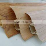 China Supplier Imitation Wood Grain Flooring Trim Pvc Skirting Board thumbnail-2
