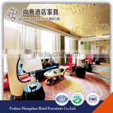 Modern luxury hotel public area furniture lobby furnitures coffee tables and sofa chairs