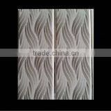 20cm Best Printing PVC Wall Panel With Groove Silvery Line2015