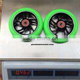 110 mm Green Scooter Wheels With Black Metal Core for Phoenix Scooters thumbnail-3