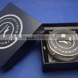 3D Airplane Zinc Alloy Cup Coaster Packing With Gift Box, Flight Gifts Coaster Sets