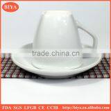 Turkish Coffee Cups Porcelain Square Coffee Cup and Saucer, Ceramic Tea Espresso Cup Set for Hotel and Restaurant and Home thumbnail-2