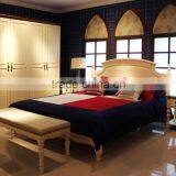 American White Wedding King Size Bed With Solid Wood Material AET-TX1N thumbnail-1