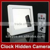 Mirror Clock Camera With Motion Detection Remote Control 1280x960 AVI HD Home Security Mini Camera