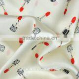 140cm Strech Silk Satin Printed Fabric for Dress thumbnail-3