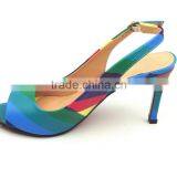 New Arrival Thin High Heel Rainbown Women Sandals thumbnail-3