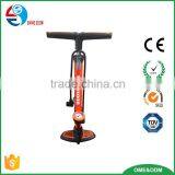 high pressure iron bicycle floor pump with gauge / bicycle floor pump with gauge