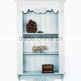 Shabby Chic Wooden Wall Storage Shelf With Two Layers for Living Room Quality Choice thumbnail-2