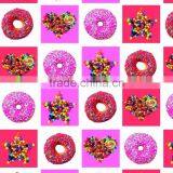 Colorful Macarons Design Non-woven Backing PVC Table Cloth