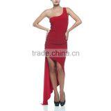 Vintage Mexican Embroidered Dress Prom off Shoulder Red Velvet Evening Dress Asymmetrical Hemline Wedding Dresses thumbnail-2