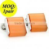 Fashion Stainless Steel Structure Emerald Cufflinks thumbnail-1