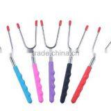 Stainless Steel Barbecue Fork ,Telescopic Barbecue Fork ,BBQ Fork , thumbnail-2