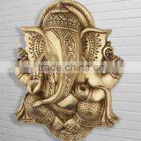 Blessing Ganesha Wall Hanging Decor 9"