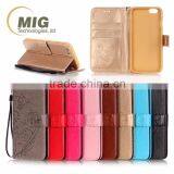 PU Wallet Leather Case With Stand With Strap With Inside TPU Phone Case for Iphone 6s 6s Plus thumbnail-1