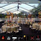 15x30m Used Transparent Marquee Tent With Chairs and Tables Accessories for Sale thumbnail-3