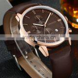 Fashion Curren Man Women Watches Nubuck Leather Wrist Watch thumbnail-6