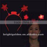 Led Flashing Red Star Head Bopper