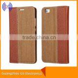 2016 New Products Wood Wallet Flip Cover Case Leather Mobile Phone Case for IPhone 6 IPhone 6 Plus 5.5 6s thumbnail-2
