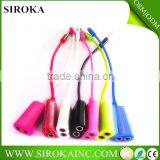 3.5mm 1 to 2 Audio Earphone Splitter Stand for IPod IPhone 4G 3G thumbnail-2
