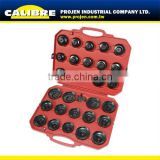 CALIBRE 3/8" & 1/2" Dr 30pcs oil filter wrench taiwan cup type oil filter wrench set