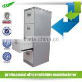 High Gloss Vertical 4 Drawer Hanging File Cheap Steel Filing Cabinets thumbnail-2