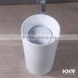 Oval Solid Surface Undermount Bathroom Vanity Bar Sink thumbnail-3