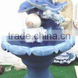 Resin Dolphin Water Fountain for Garden Decoration thumbnail-1