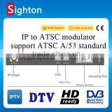 2 Channel ip to Atsc Digital rf Modulator Fully Complying With ATSC A/53 Standard