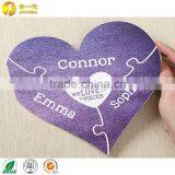 Hot Sale Creative Heart Shape Handmade Greeting Card With Envelope thumbnail-3