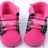 New Models Newborn Baby Canvas Fabric Rubber Shoes Kids Toddler Fashion Outdoor First Walker Shoes thumbnail-2