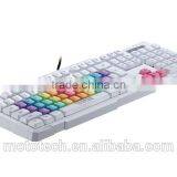 K82 Cherry MX Blue Switch Multi-media Wired USB Mechanical Gaming Keyboard thumbnail-6