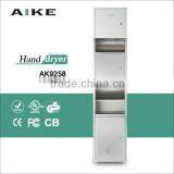 Toilet Hygiene Supplies Embedded Automatic Hand Dryer With Towel Dispenser With Wastebin