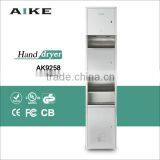 fast speed hand dryer, dustbin combination equipment