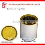 Complete Line 5L Round Tin Can Body Making Machine