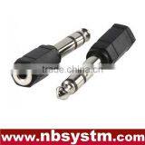 6.35mm Stereo Plug to 3.5mm Stereo,mono Socket Adapter