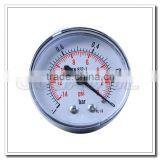 High Quality Black Steel Brass Internal Vacuum Gague thumbnail-2