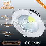 2015 Hotsale,die-casting Anti-daz Cob Led Downlight
