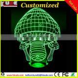 Rechargeable Night Light 3D Acrylic Design Customized Desk Light