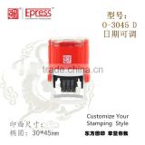 Date time stamps automatic numbering self inking round stamp machine