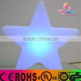 hot sale plastic multi color changing decorative led christmas star light used outdoor