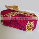 2016 Famous New Style Cross Bags for Girls Ankara African Prints and Fabric Bag PU Leather Handbag thumbnail-3