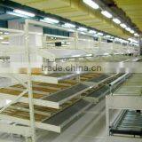 ISO 9001 live gravity carton storage racks