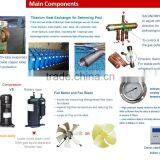 CE CB ISO+Stainless Steel, Air to Water Swimming Pool Heat Pump thumbnail-2