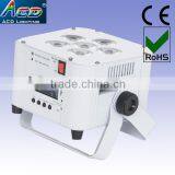 CE,ROHS 18w 6*6in1 Rgbawuv Wireless Battery Powered Led Uplights