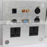 Aluminium New Design Wall Socket 220v for Conference Room thumbnail-1