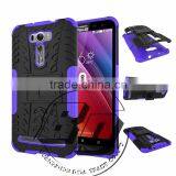 Fashionable Popular Heavy Duty Armor Kickstand TPU+PC 2 in 1 Case For Asus Zenfone 2 Laser ZE601kL Mobile Phone Case Cover