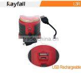 Rechargeable Portable LED Torch Flashlight Lantern With USB Charging Port thumbnail-6