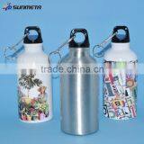 Sublimation Wholesale Aluminum Water Bottle 400ML White/Sliver (LH-12) thumbnail-4